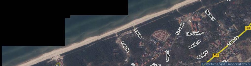 Zdjęcie satelitarne Bulwar Słoneczny ul.